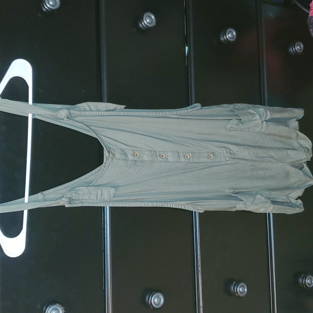 Soft Army Green Overall